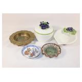 Made in Italy Set, Brass Dish, Trinket Dishes