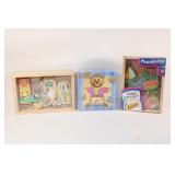 Melissa & Doug Puzzle, Moody Bear Puzzle, Magnets