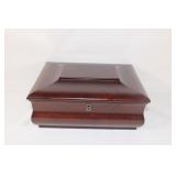 Mahogany Jewelry Box with Keys