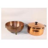 Coppercraft Guild Pot with Lid and Colander