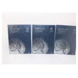 3 Jefferson Nickels Collectors Books - partials