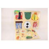Pair of Melissa & Doug Vintage Style Wood Puzzles