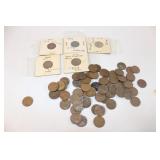 Lot of US Wheat Pennies  Various Dates
