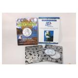 Lot of Quarters - Collectors Books -Nat