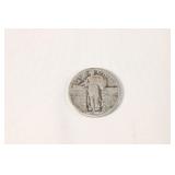 Unk Year - Silver Standing Liberty US Quarter