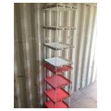 8 Foot Tall Commercial Plastic Bread Sales Rack