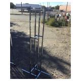 4 Arm Chrome  ADJUSTABLE Clothes Sales Rack