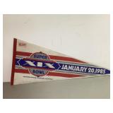 Vintage Super Bowl XIX 1985 Official NFL Pennant