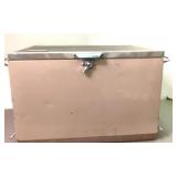 Vintage Tan Rare Coleman Stand Up Ice Chest Cooler
