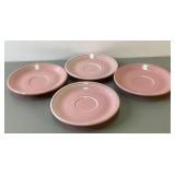 4 Pink Fiesta Ware Homer Laughlin 6" Dish