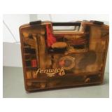 Fenwick 40 Fishing Tackle Box Filled W/Notions