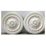 Two 16" Decorative Foam Discs