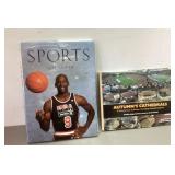 Vtg College Football & NBA Coffee Table Books