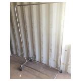 70" Rolling Adjustable Closet Pole Clothes Rack