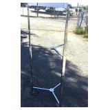 Trifolding Chrome  ADJUSTABLE Round Sales Rack #4