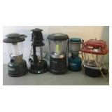 Lot Of 5 Lanterns Need Repairs