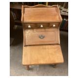 Vintage Soild Maple Telephone Gossip Table