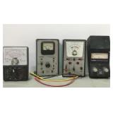 4 Vintage Electric Meter Units