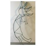 28" Metal Kokopelli Dancer Hanging Wall Art
