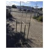 4 Arm Chrome  ADJUSTABLE Clothing Sales Rack