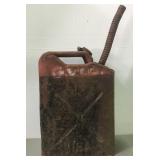 Vintage Military USA Metal Gas Oil Can
