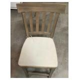Weathered Style Wood Chair Like New