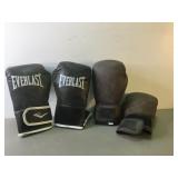 Everlast 12 oz Boxing Gloves & Gingpai Gloves