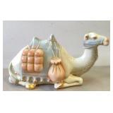 Vintage 9" Ceramic Nativity Resting Camel Figure