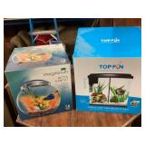 2 Beta Habitat Aquariums Plastic Fish Tanks