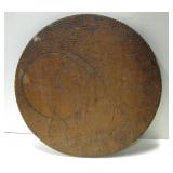 12"D Vintage Wooden "A Western Son" NA Art Plaque