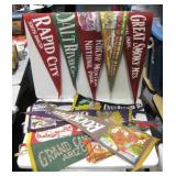 Lot of Various Vintage Tourists Pennants