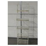 Vintage Metal Scrolling 5 Level Display Shelf