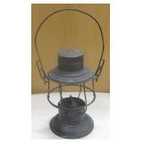 Santa Fe Black Metal Railroad Kerosene Lantern