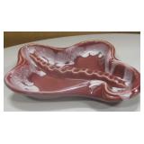 VNTG USA 203 Marked Red Tone Ceramic Ashtray
