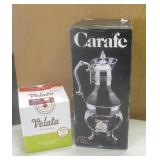VNTG Leonard Silver Carafe & Velata Fondue Set