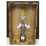 Santa Fe Hand Carved Wooden Folk Art Priest Figure