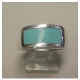 Sterling Silver Sleeping Beauty Turquoise SW Ring