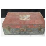 Vintage Wooden All American Rollers Box & Skates