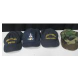 4 Various Military Caps / Hats
