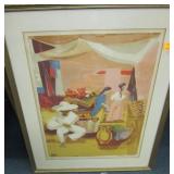 28"x21" George Labert Hand Signed Print