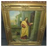 26" x 23" Vintage Jesus Art