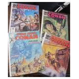4 Vintage Savage Sword Of Conan Magazines
