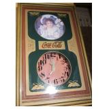Coca-Cola Clock - Tested & Working