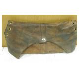 Antique Brown Leather Pony Express Envelope Bag
