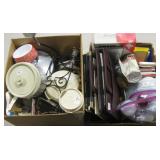 2 Boxes of Home Deco & Maintenance Items