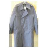 Vintage Dark Blue Trench Coat 42L