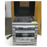 VNTG GPX Belt Drive Turntable CD Radio System