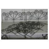 6, 16"x32" Scrolling Metal Push-In Garden Borders