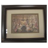 13"x16" Vintage Styled French Paper Sculpture Art