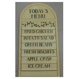 18"x9" Wood Kitchen "Today